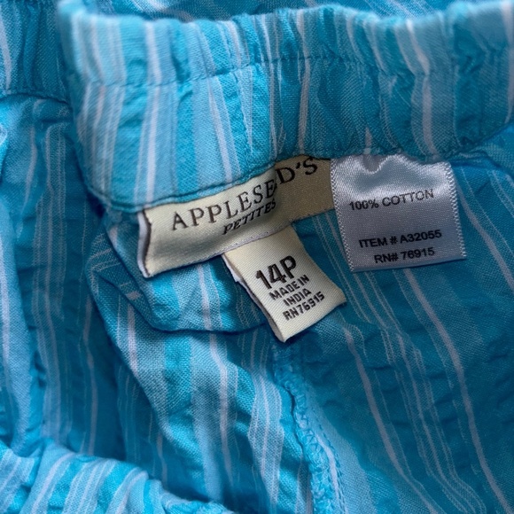 Appleseeds XL top and 14 petite Bermuda shorts matching set - Picture 3 of 8